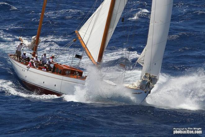 Antigua Classic Yacht Regatta 2014 <br />
Mariella ©  Tim Wright / Photoaction.com http://www.photoaction.com
